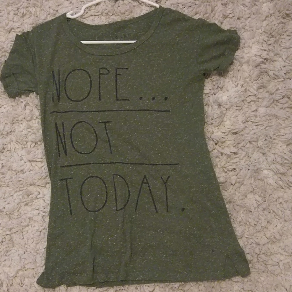 Nope not today. Olive green shirt